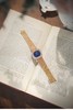 独角鹿西洋古董1980年代瑞士顶级钟表世家百达翡丽出品18K黄金镶嵌钻石青金石表盘女士机械腕表 商品缩略图4