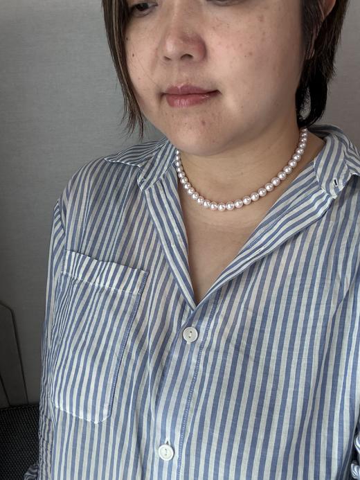 【挚友限定】长期主义 真科研极光天女串珠 8-8.5mm   万里选一的完美顶配 极光品质 粉青晕彩 商品图5