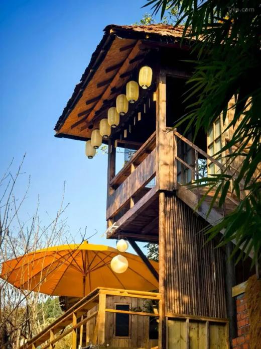 【觅趣630号院·眉山三岔湖】临湖独栋小木屋，loft房/复式套房，私汤泡池，单房预定适合情侣亲子，观绝美日出，远眺超美风景，还能享受下午茶slly 商品图11