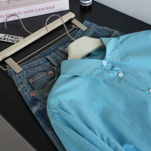 伊泺杉瓦尔登湖蓝衬衫，纯棉面料，洋气又大方 商品图6