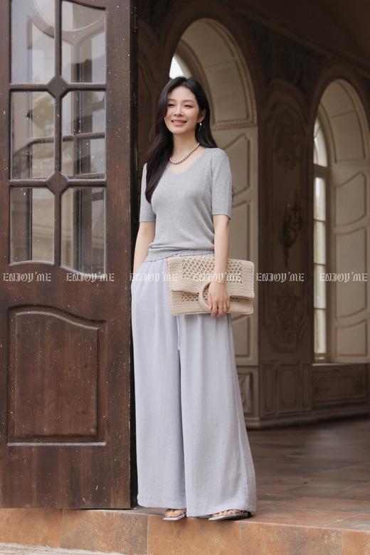 【门店同款】ENJOY夏季松弛垂感阔腿裤 170594551 商品图7