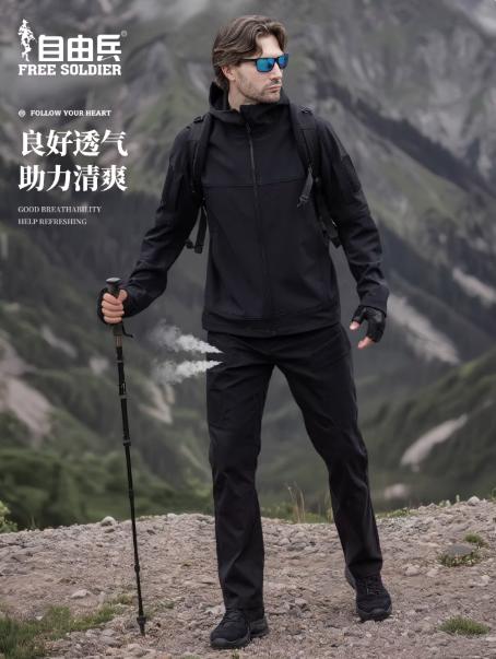 【防刮耐磨格子布 防泼四面弹】峰越春秋款多口袋战术裤ds（zb） 商品图1