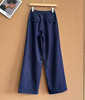 雅莹天丝亚麻牛仔裤阔腿裤041404 商品缩略图3