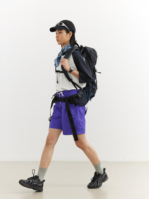 吃茶去chichaqu26春夏户外无氟防泼水沙滩短裤山系运动休闲夏季 商品图3