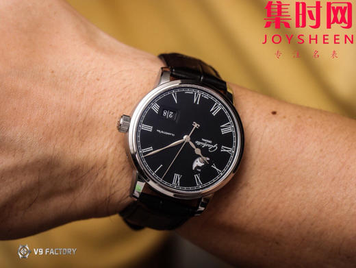 V9格拉苏蒂月相 原创议员月相款 参议员大日历 男士腕表 原装开模，3D打印开模立体月相盘，表径40mm 商品图3