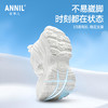 ANNIL/安奈儿童鞋男女童白色运动鞋春季学生小白鞋皮面老爹鞋HM6105813 商品缩略图3