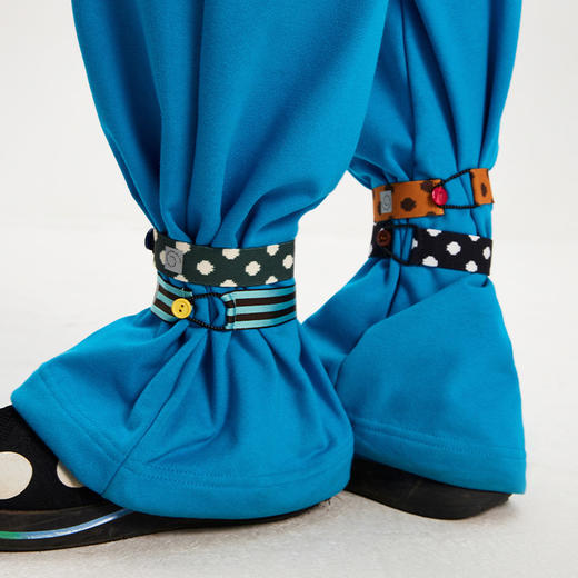 CryingCenter 撞色波点条纹束脚带骑车伴侣 哭喊中心 商品图0