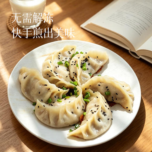 【酥脆皮底 鲜嫩多汁 牛肉煎饺】2袋  无需解冻 煎一下就能吃 奶香浓郁 满屋飘香  当早餐、主食老人孩子都爱 商品图5