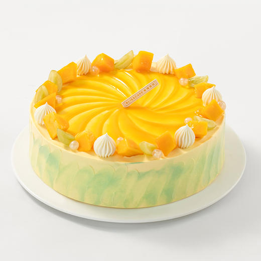【芒果鲜果乐园】夏日清新芒果蛋糕，把芒果的香甜、椰肉爆珠的Q弹、奶油的绵密，融入松软的蛋糕胚中，口感层层递进，让人吃一口还想吃（今日特惠） 商品图4