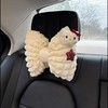 【柔软亲肤！耐用】可爱少女心Kitty汽车头枕护颈枕透气车用护颈枕靠枕汽车内饰用品。xb 商品缩略图1