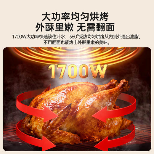 膳魔师 智能可视全触控蒸汽烤空气炸锅6L 商品图7