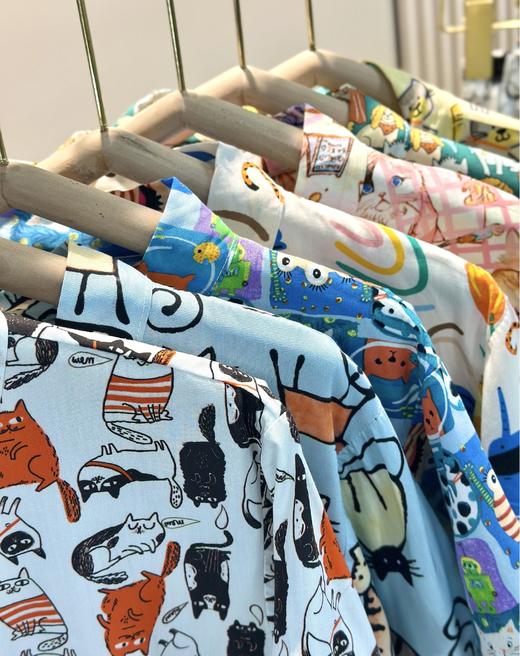 55起/2套  喜林贝尔·莱赛尔天丝棉绸套装亲子款家居服清凉舒适家居空调服 商品图4