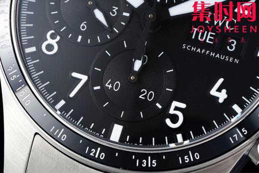 BLS万国新款飞行员计时系列 黑武士 飞行员计时双历 F1马石油车队 AMG马石油绿 7750机 男士腕表 表径41.1mm 精益求精 商品图3