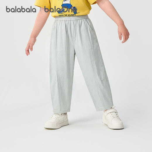 巴拉巴拉童装男童女童裤子儿童弯刀裤2026夏装新款大童长裤时尚潮 商品图2
