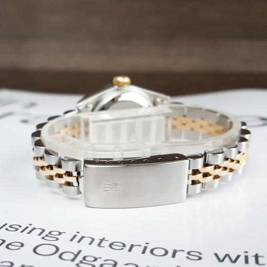 【95新】ROLEX 劳力士69173天文台认证自动机械机芯日期显示26MM（女款）日志型系列蚝式钢/18K黄金080426TJ15 商品图6