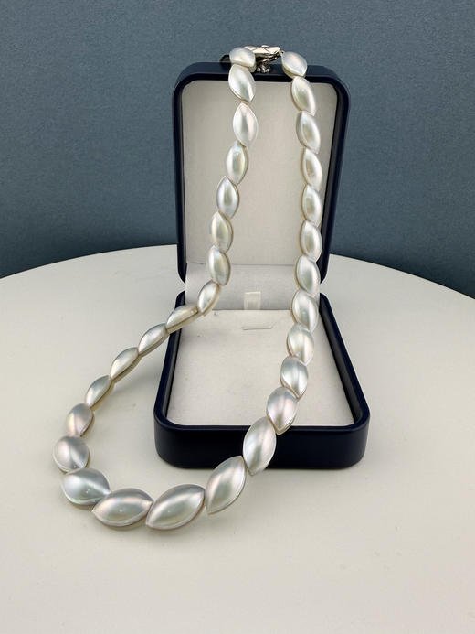 【挚友限定】马眼形马贝珍珠项链 9-11mm 商品图1