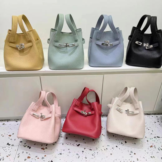 荔枝纹高级感水桶包-纪念日百货门店同款171394075 商品图4