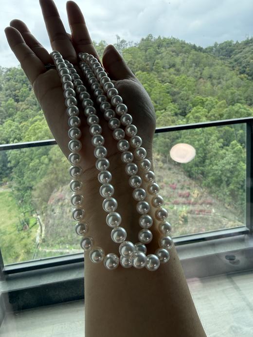 【挚友限定】长期主义 真科研极光天女串珠 8-8.5mm   万里选一的完美顶配 极光品质 粉青晕彩 商品图3