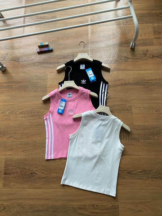 夏新款三叶草女常规版舒适无袖T恤运动背心 商品图7