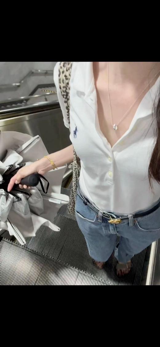 拉夫劳伦新款女装经典款修身版弹力Polo衫 商品图2