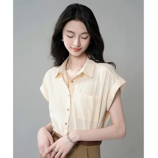 红层科技 棉麻小飞袖短袖7075 商品图2