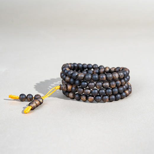 中国沉香文化博物馆 绿奇楠圆珠沉香手串  0.6*118*20g+（沉水） 商品图2