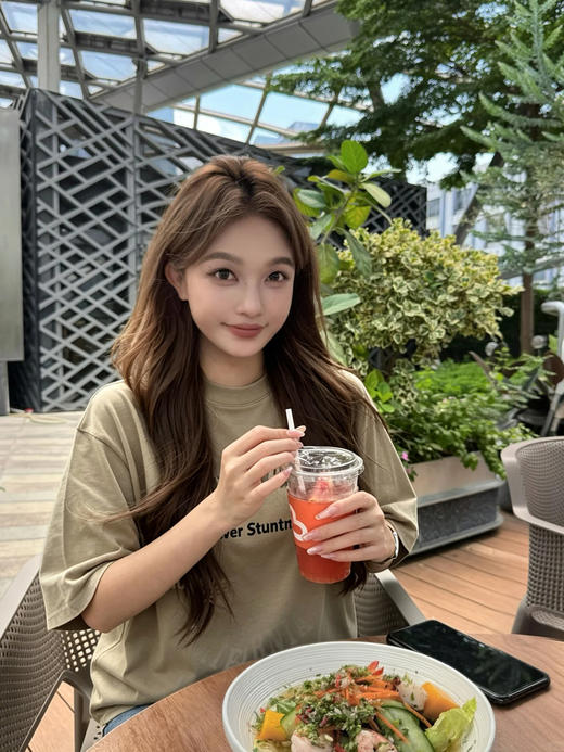 天猫同步【弹力足！高质感~】拉夏贝尔/La Chapelle两色圆领短袖T恤气质短款套头正肩法式上衣女 商品图9