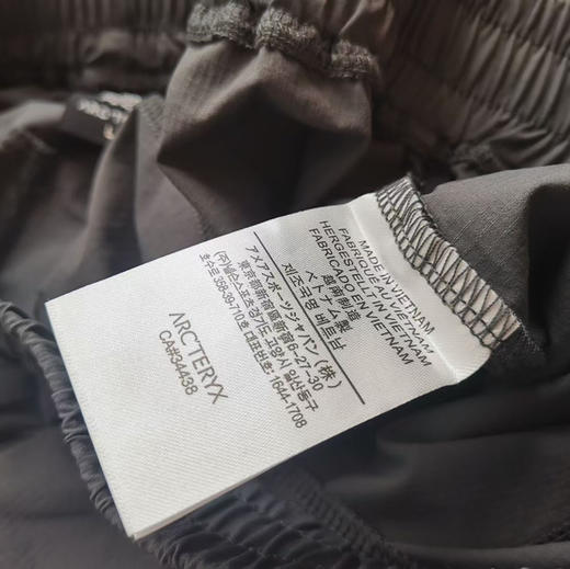 始祖鸟男士速干夏季短裤！ 黑色。灰色 自己备注号码颜色 商品图5