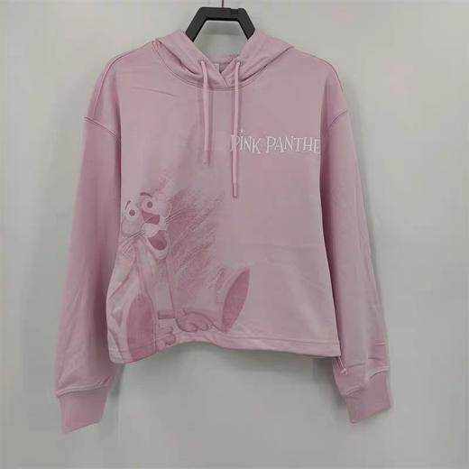 XXM乔丹女子运动卫衣2025夏粉红豹透气连帽针织套头衫QDLWD2253183 商品图0