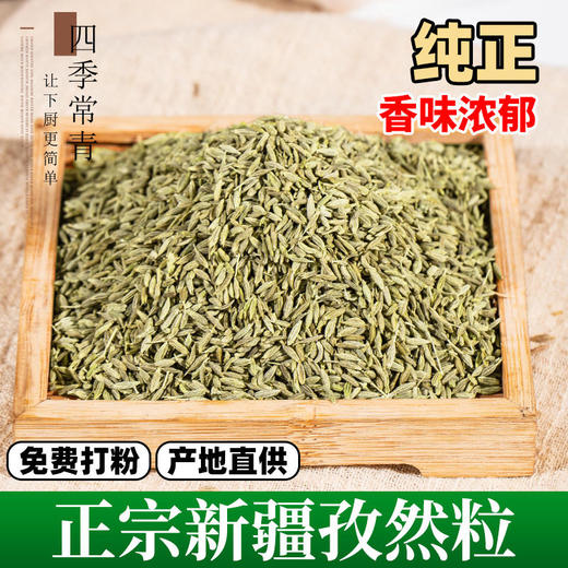 正宗新疆孜然粒50g纯正孑然孜然半颗碎粒自然羊排特产调料级香料 商品图1