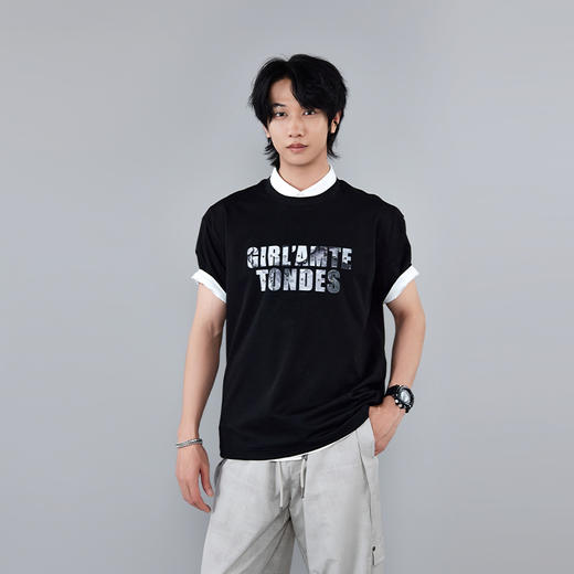 【新品上新】HX 夏季圆领短袖T恤S102622757101 商品图3