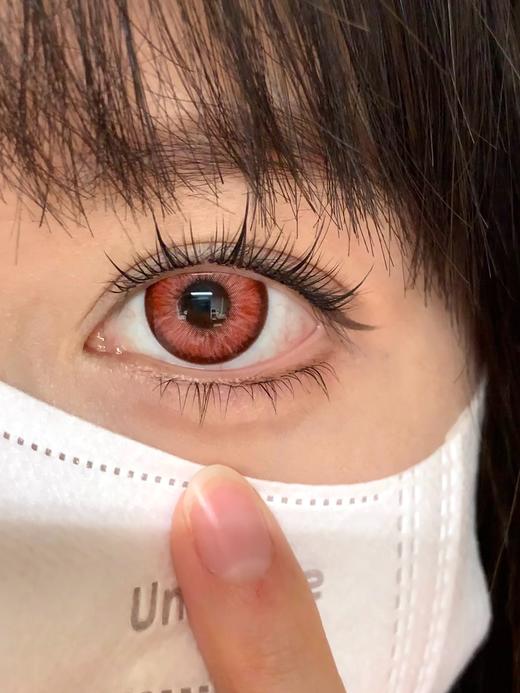 『日抛两片装/十片装』YUKICON--/曼陀罗红/曼陀罗绿/-总直径14.5mm-着色13.6mm【日抛0-800度 无525/575】 商品图3