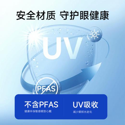 鱼跃隐形眼镜日抛硅水凝胶高度数透明近视镜片水润一次性 商品图3