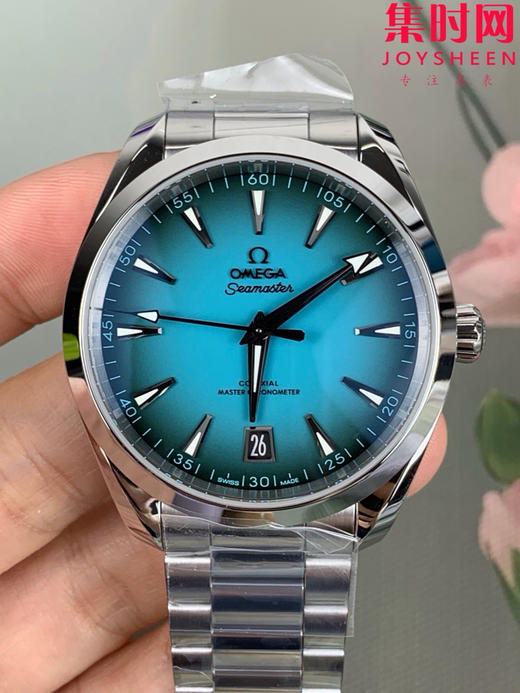 欧米茄VS海马150米系列 绿松石 6点位日历 Aqua Terra 150米腕表 8900一体机 男士腕表 表径41mm 商品图4