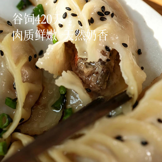 【酥脆皮底 鲜嫩多汁 牛肉煎饺】2袋  无需解冻 煎一下就能吃 奶香浓郁 满屋飘香  当早餐、主食老人孩子都爱 商品图4