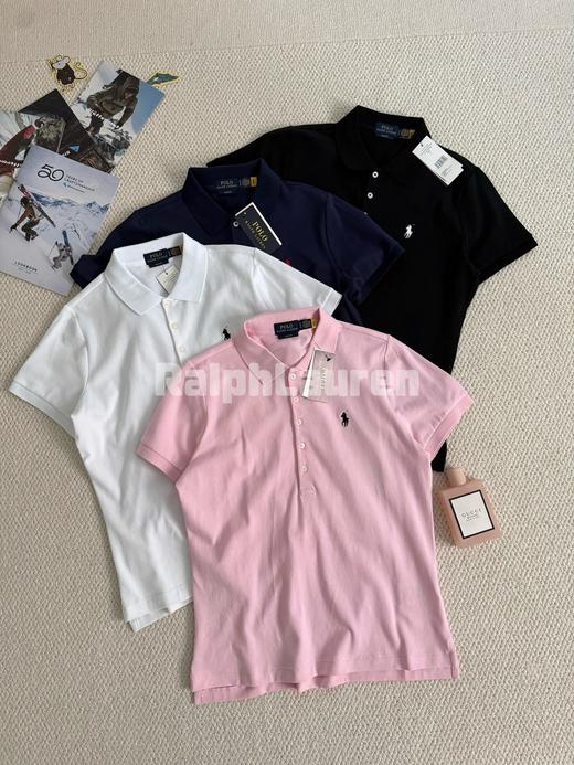 拉夫劳伦新款女装经典款修身版弹力Polo衫 商品图4