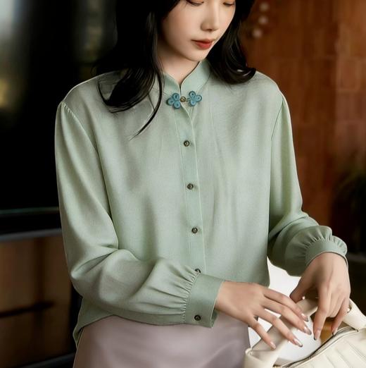 ORIGNAL&CO宋式风雅新中式衬衫，宋式风雅焊在身上，显高又藏肉，刻在骨子里的温柔与浪漫【3-7天发货，周末顺延】 商品图10
