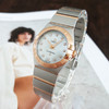 【95新】OMEGA 欧米茄123.20.27.60.55.001石英机芯27MM（女款）星座系列精钢/18K玫瑰金010426NJS16 商品缩略图1