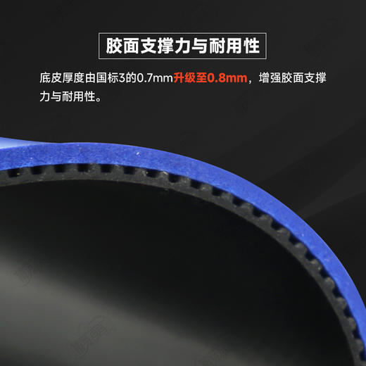 Sanwei三维标靶国标3高阶版高粘正手用乒乓球胶皮粘性反胶套胶 商品图2