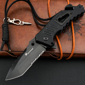 汉道步兵户外小刀随身折叠刀