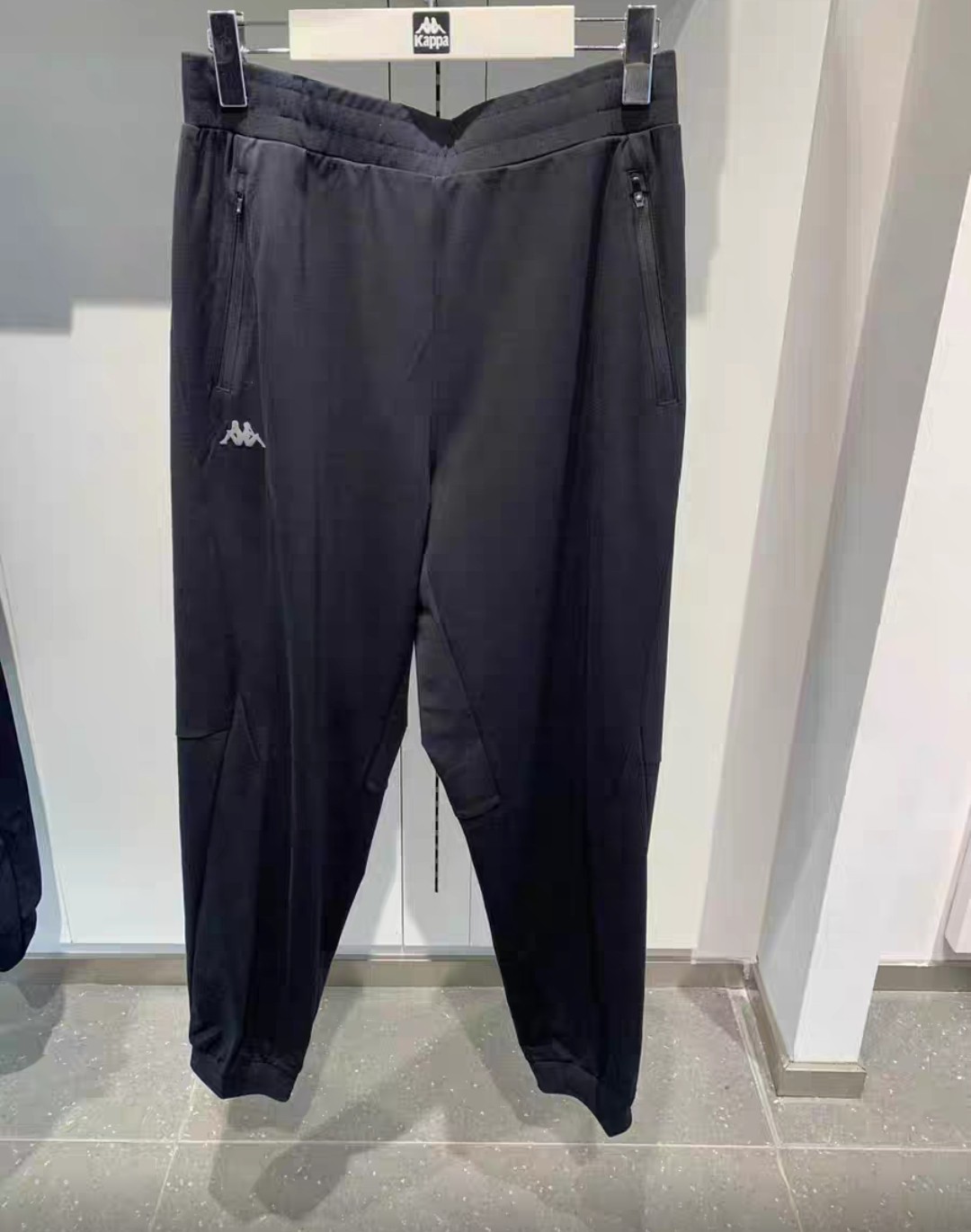 MJ/卡帕背靠背Kappa男子2024夏款运动休闲长裤K0E32AK43-990