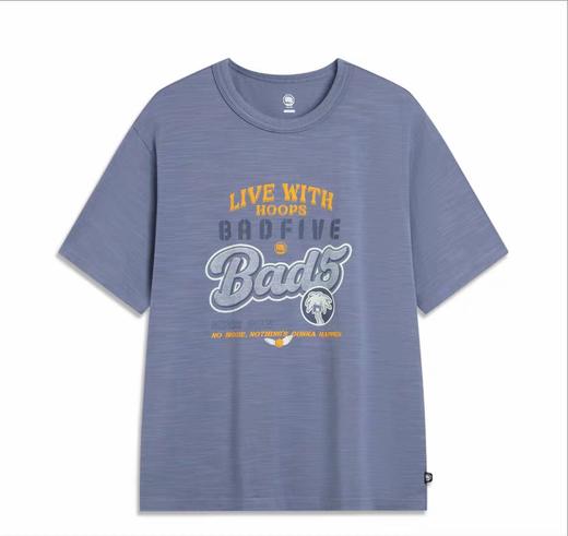 MJ｜李宁短袖T恤2025新款反伍BADFIVE男子柔软舒适宽松文化衫 商品图0
