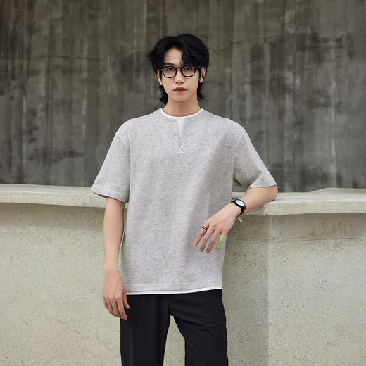 【新品上新】HX 夏季假两件圆领短袖T恤S102622690102 商品图1