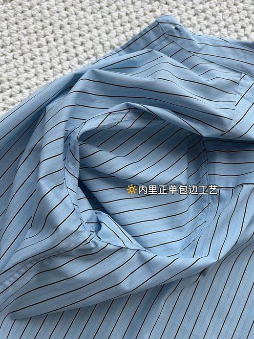 干净利落EQ丝绵色织条纹衬衫 商品图5