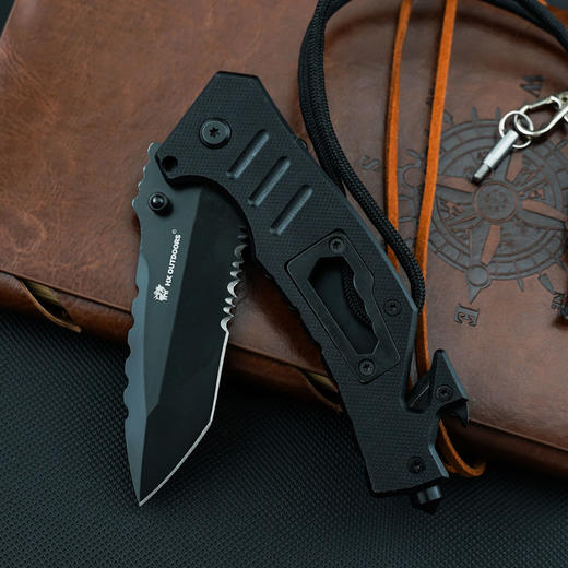 汉道步兵户外小刀随身折叠刀 商品图3