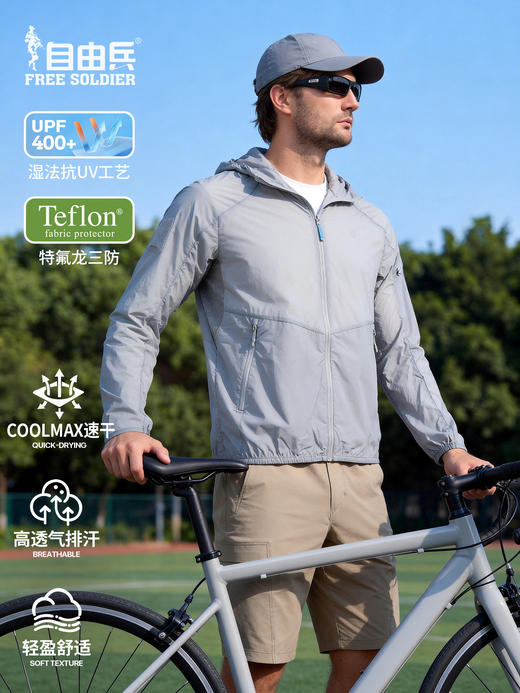 【 UPF400+ 特氟龙三防 耐磨防刮】锐影COOLMAX防晒皮肤衣 ds（zb） 商品图2