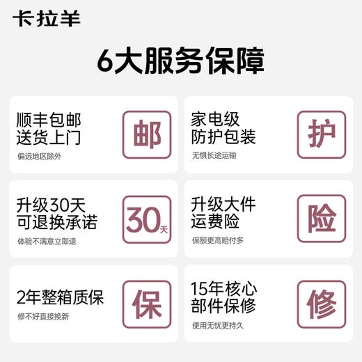 【升级云朵箱3.0Pro版】卡拉羊新款魔方体行李箱鎏金板材PLUS升级8维防刮抗摔CN8141 商品图11