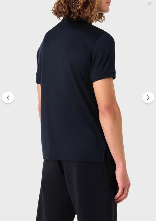 【超惠秒】Emporio Armani 男士莱赛尔纤维棉混百搭休闲Polo 短袖T恤12386 商品图12