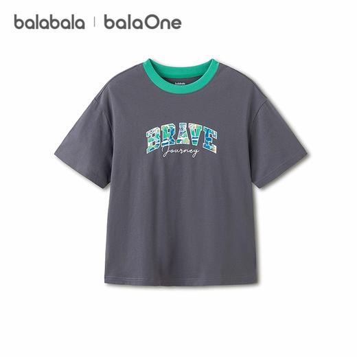 【balaOne】巴拉巴拉童装男童短袖t恤儿童2026新款夏速干纯棉上衣 商品图4