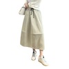 抽绳抗皱休闲裙！2026大口袋立裁灯笼裙轻盈藏肉山系半身裙！ 商品缩略图4